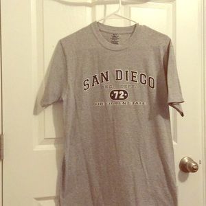 Gray, Medium San Diego T-shirt